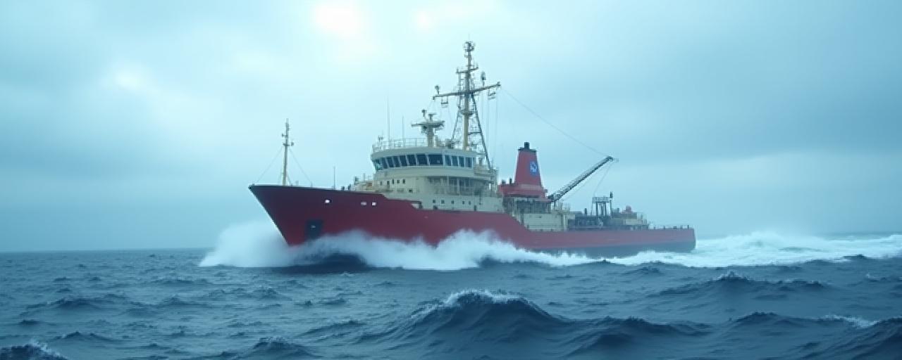 Peschereccio della flotta Rossi Pesca nell'Atlantico